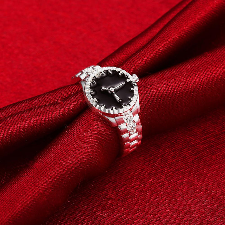 Watch Ring Set with Diamond