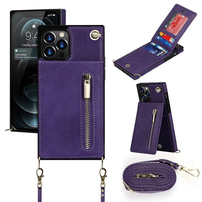 Crossbody Wallet iPhone Case