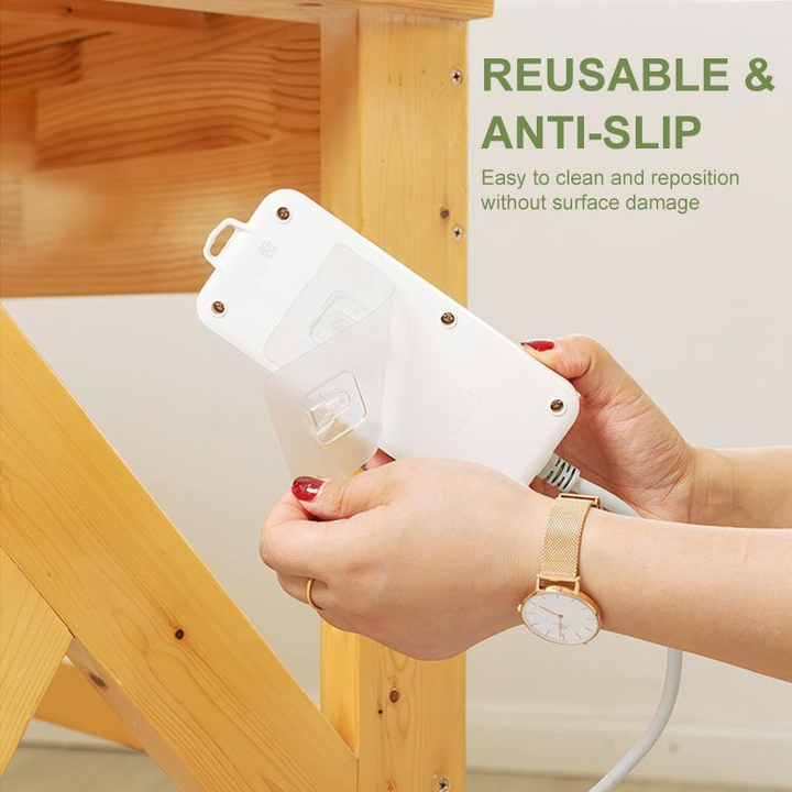 Double sided adhesive wall hook