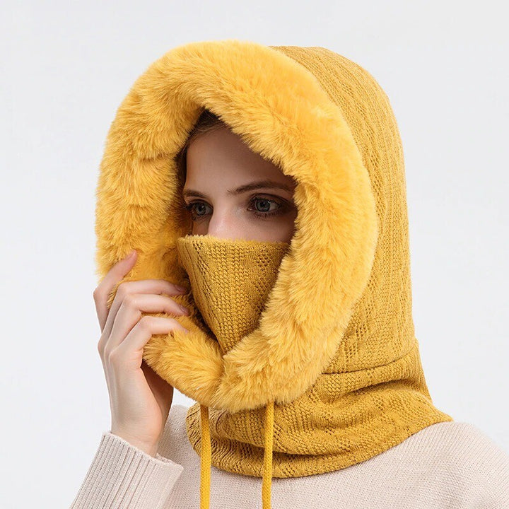 Winter Knit Set Unisex Warm Wind Proof Cap