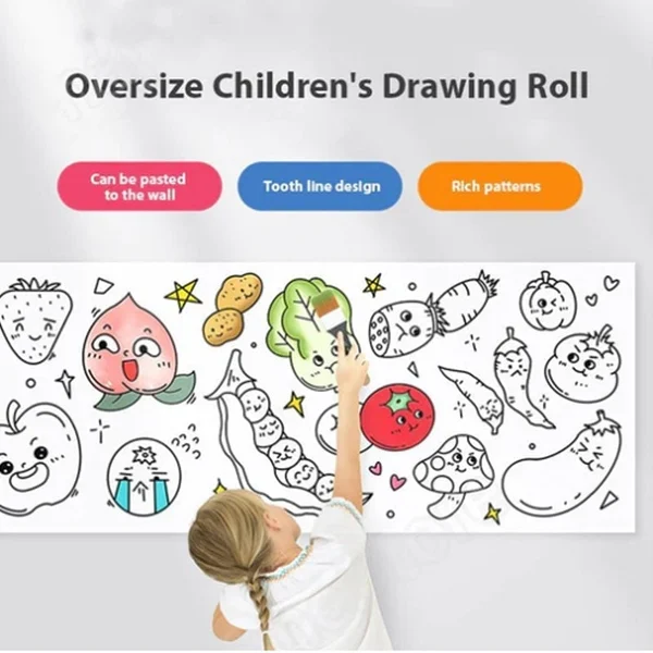 Childrens Drawing Roll