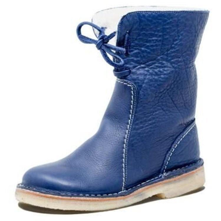 Ladies high top flat shoes stretch boots