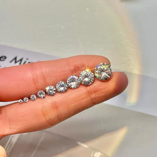 Magnetic Zircon Stud  Ear Clip