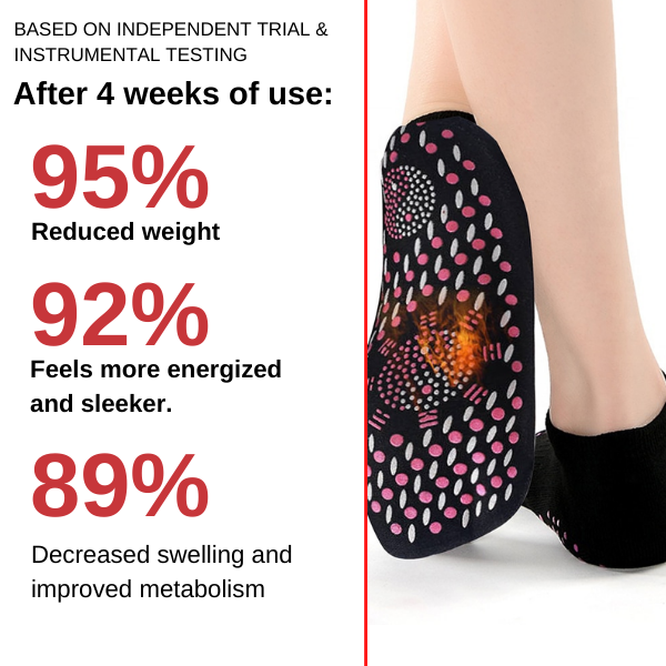 【Last Day Promotion🔥- SAVE 48% OFF】 Tourmaline Lymphvity Slimming Health Sock