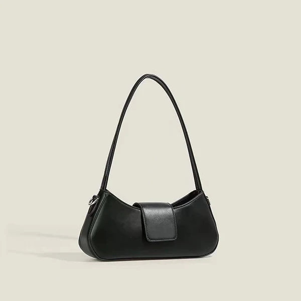 BAGUETTE SHOULDER BAG WITH FLAP