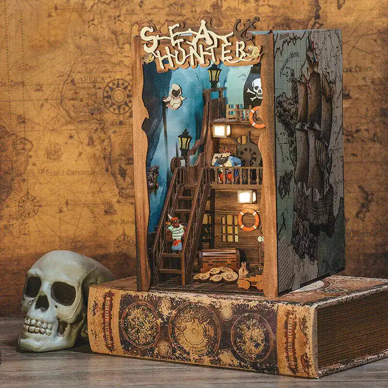 3D Wooden Puzzle Booken