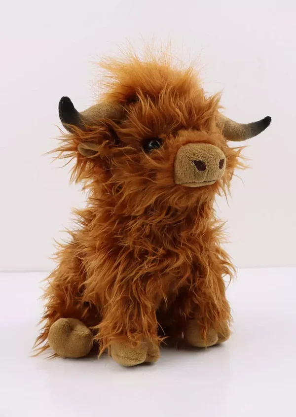 Eco Friendly Scottish Highland Cow Soft Plush Toy
