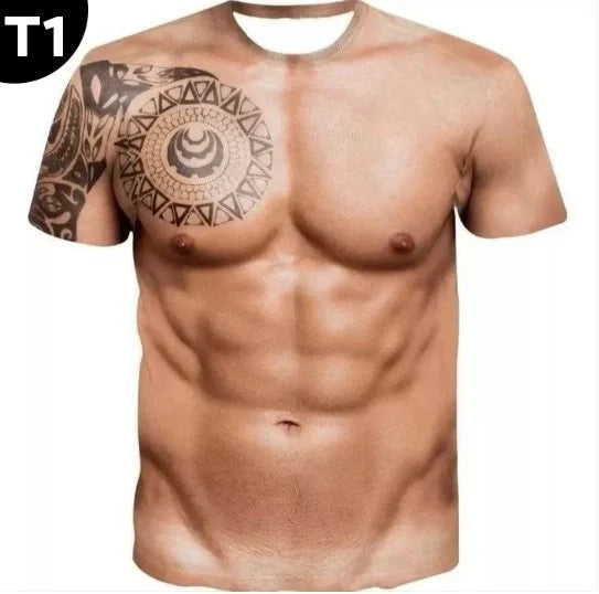 MUSCLE TATTOO All Over Print T Shirt