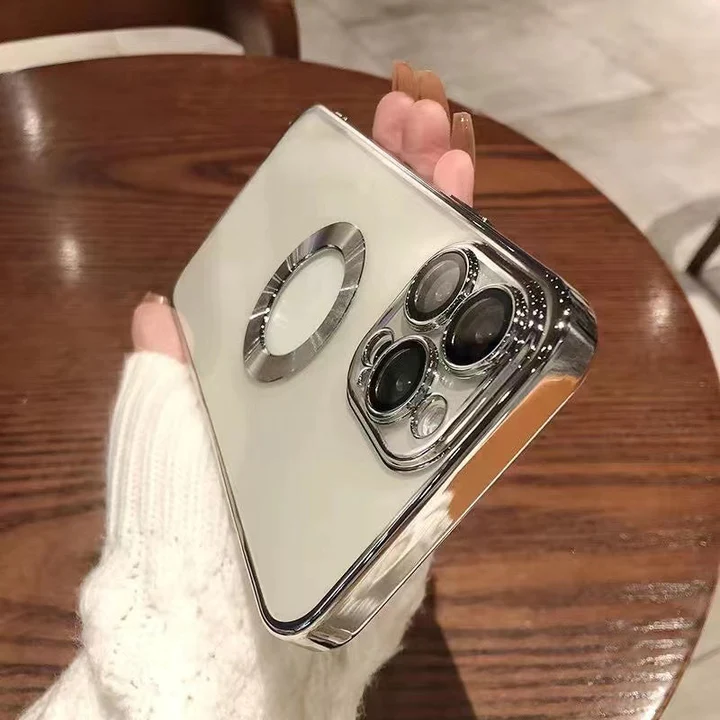 TRANSPARENT ELECTROPLATED IPHONE CASE