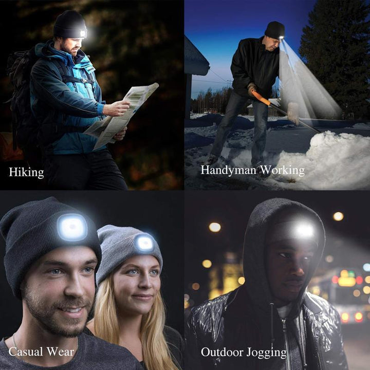 Led Knitted Beanie Hat