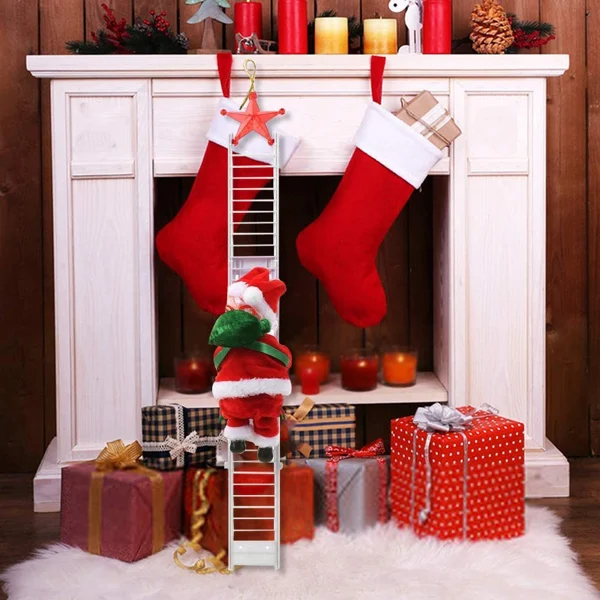 Electric Climbing Santa