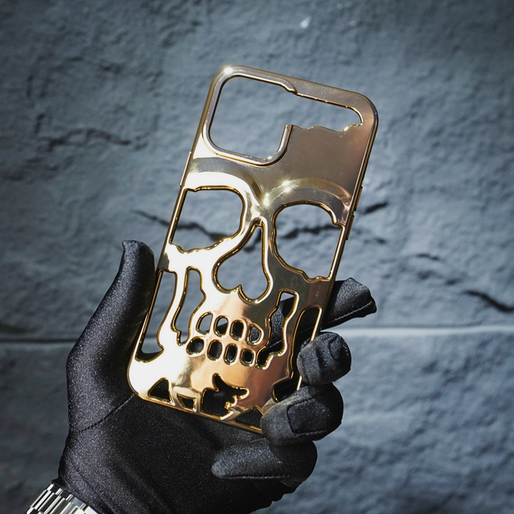 Plated Skull Case Cover For iPhone