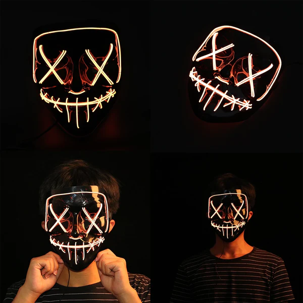 Led Halloween Purge Mask