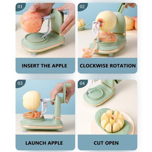 Automatic fruit peeling machine