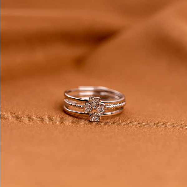 To My Bestie   ALL I NEED TO BE YOUR BEST FRIEND FOREVER  3 in 1 Four-Leaf Clover Ring