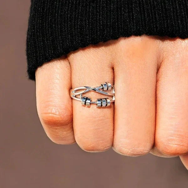 Enamel Fidget Ring