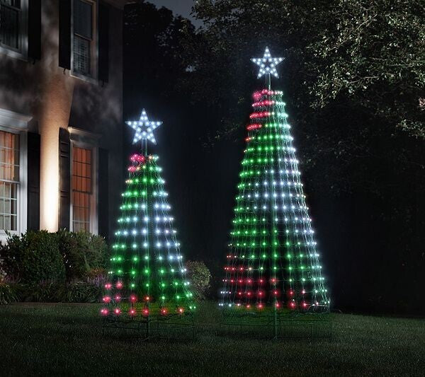 MULTICOLOR LED ANIMATED OUTDOOR CHRISTMAS TREE LIGHTSHOW