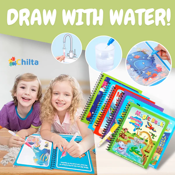 Magical Book Water Drawing