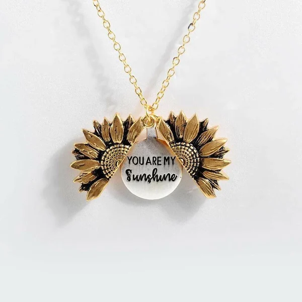 🔥🌞"You Are My Sunshine" Sunflower Necklace🌻