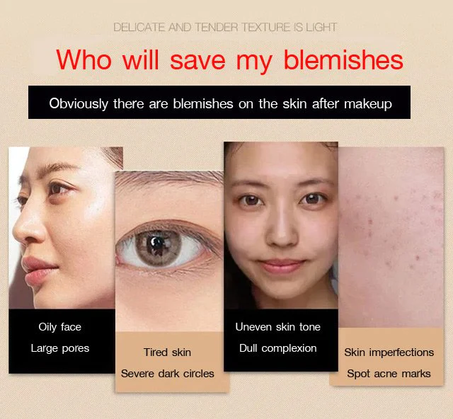 YZS GLITTER MOISTURIZING CONCEALER LIQUID FOUNDATION
