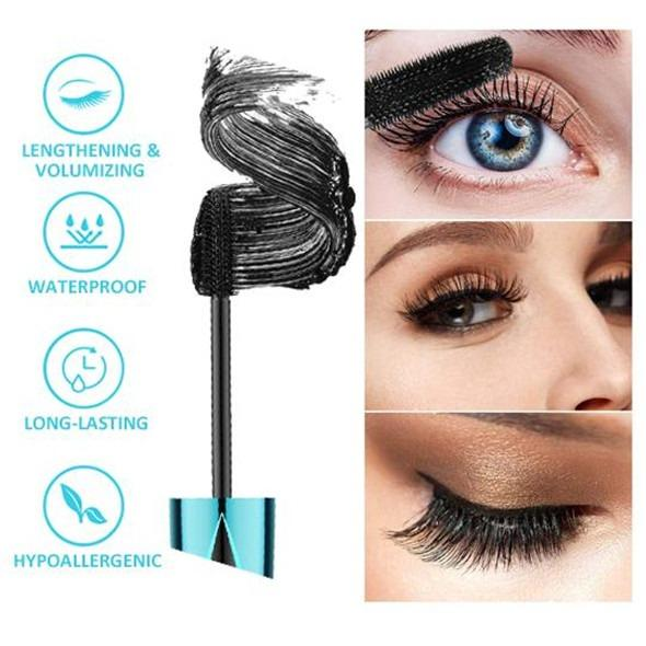 2024 NEW 4D WATERPROOF SILK FIBER THICK LENGTHENING MASCARA