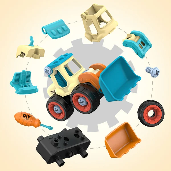 Construction Truck Toys Set