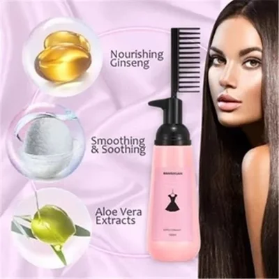 3 Second Hair Straightening Cream