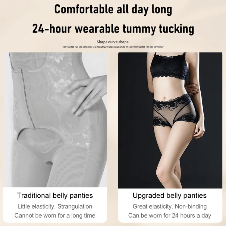 Mesh See Through Tummy Tucking Hips Lifting Panties