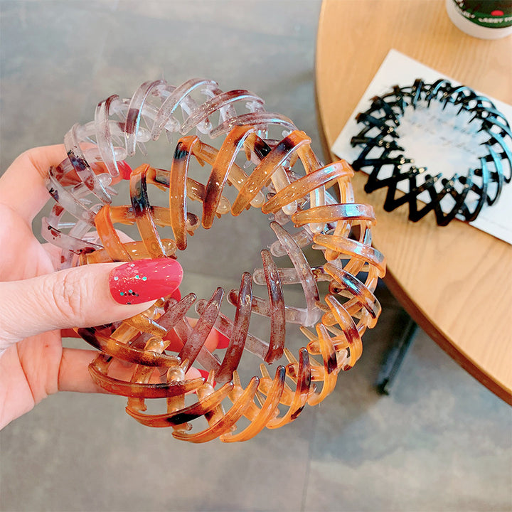 Lazy Birds Nest Plate Hairpin