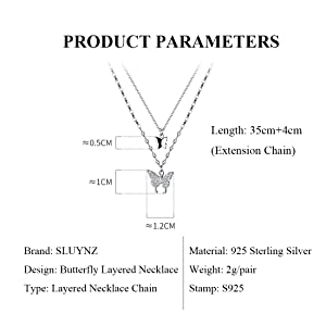 Butterfly Layered Necklace