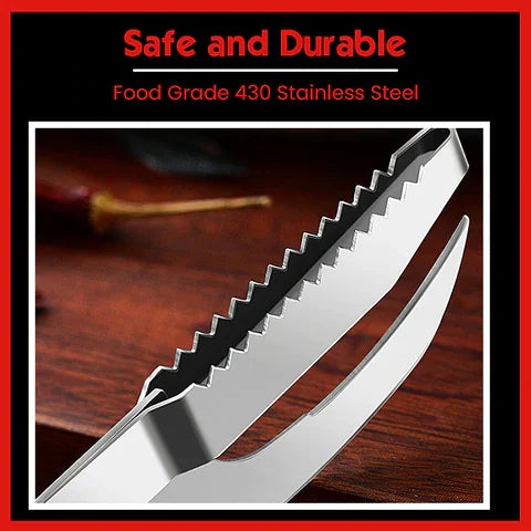 Fish Scale Knife Cut Scrape Dig 3 in 1
