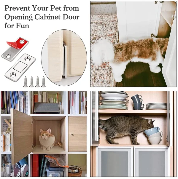 Ultra thin invisible cabinet door magnets