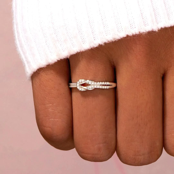 To My Best Friend Knot Ring