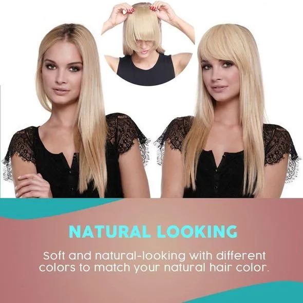 Seamless 3D Clip In Bangs Hair Extensions