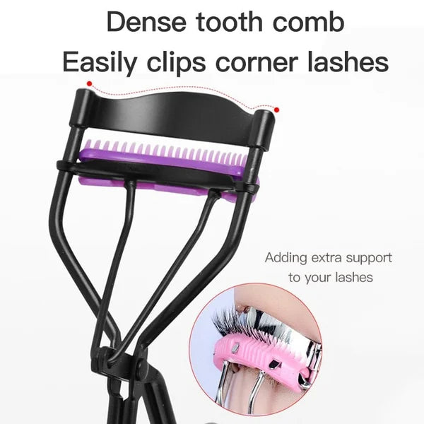 🔥LAST DAY 50% OFF 🔥New Eyelash curler with brush Makeup Tools