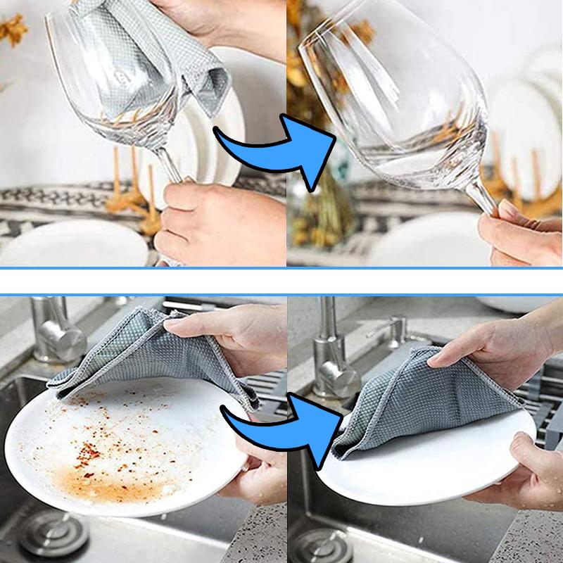 NanoScale Streak Free Miracle Cleaning Cloths Reusable
