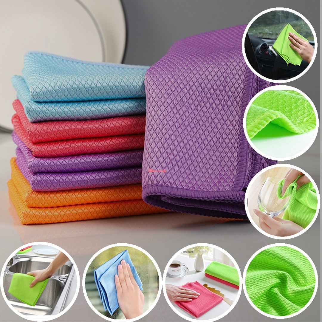 NanoScale Streak Free Miracle Cleaning Cloths Reusable