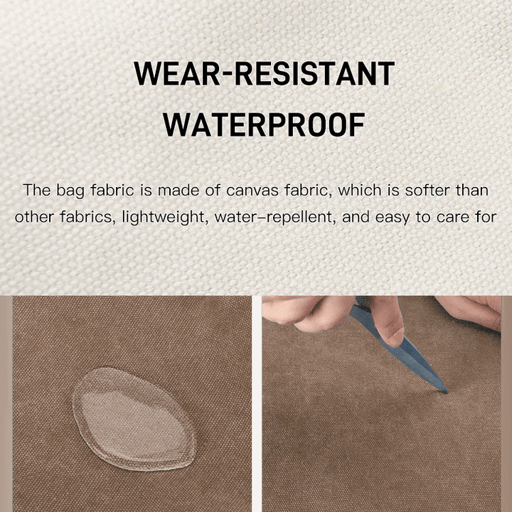 Large capacity stylish canvas bag