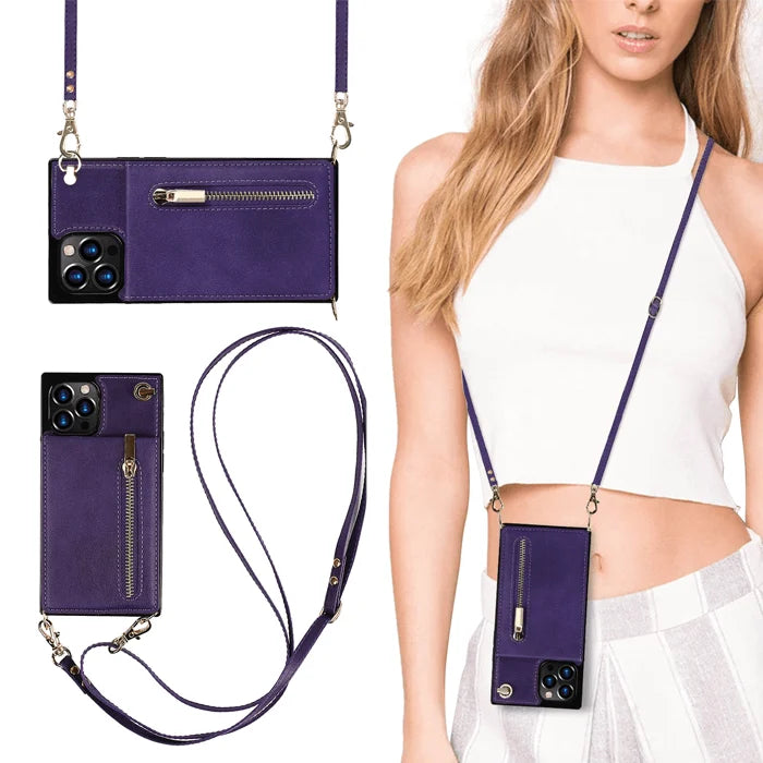 Crossbody Wallet iPhone Case