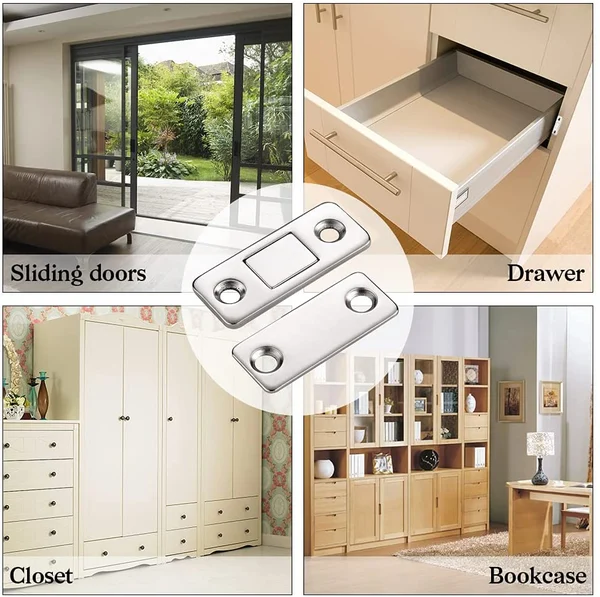 Ultra thin invisible cabinet door magnets