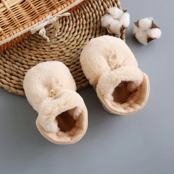 Baby Cartoon Plush Cotton Toddler Shoes