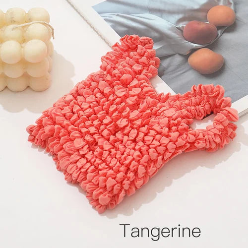 Magic stretch bag pleated bag