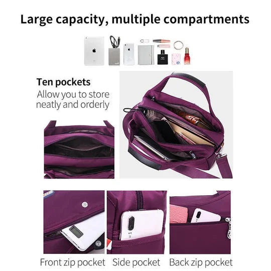 Fashion anti theft handbag