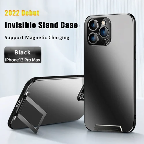 New 2022 Invisible Bracket Magnetic Charging Case for iPhone