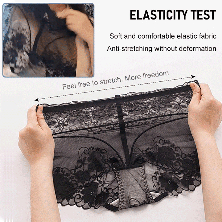 Mesh See Through Tummy Tucking Hips Lifting Panties