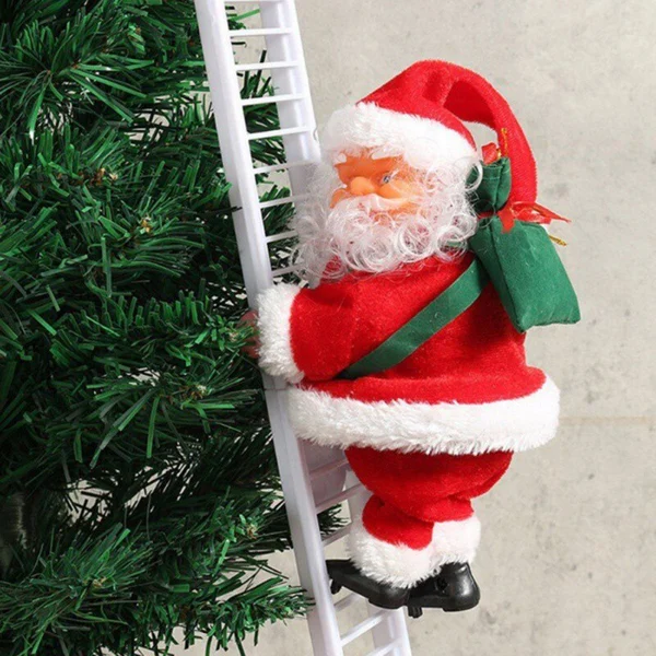 Electric Climbing Santa