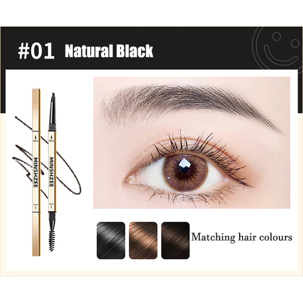 Small Gold Bar Double headed Eyebrow Pencil