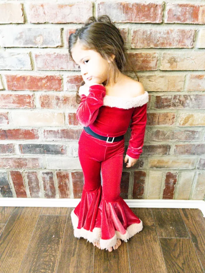 Santa Baby Christmas Theme Holiday Bell Set
