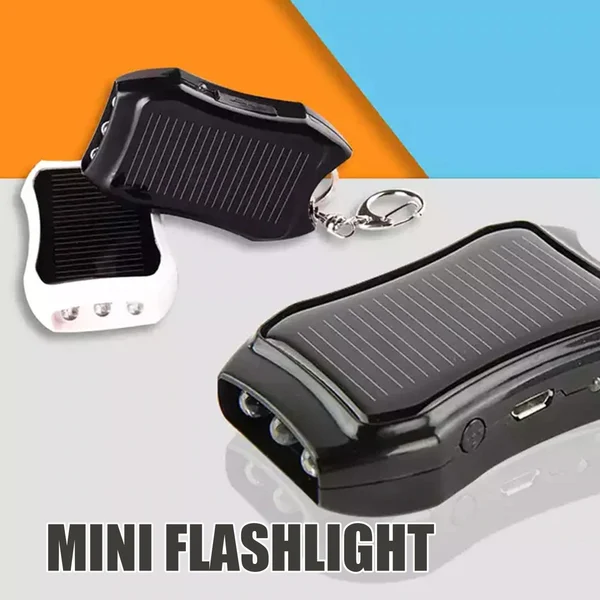 1000mAH Solar Power Bank Keychain