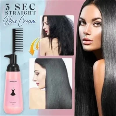 3 Second Hair Straightening Cream